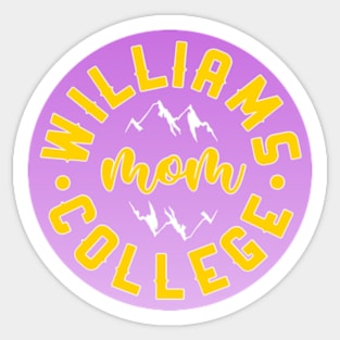 williams college mom (purple) Sticker